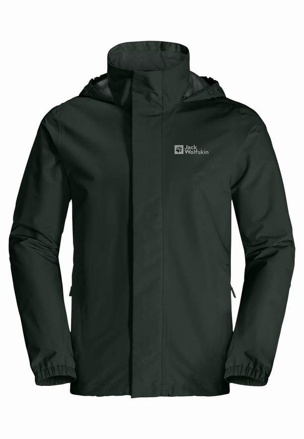 Jack Wolfskin Stormy Point 2l Regenjassen Heren Zwart | 59080453