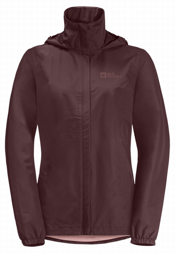 Jack Wolfskin Stormy Point 2l Regenjassen Dames Rood | 57351076