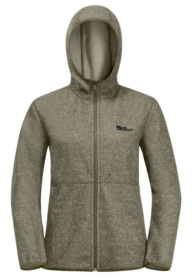 Jack Wolfskin Tannenspur Fleece Jassen Dames Olijfgroen | 95804847