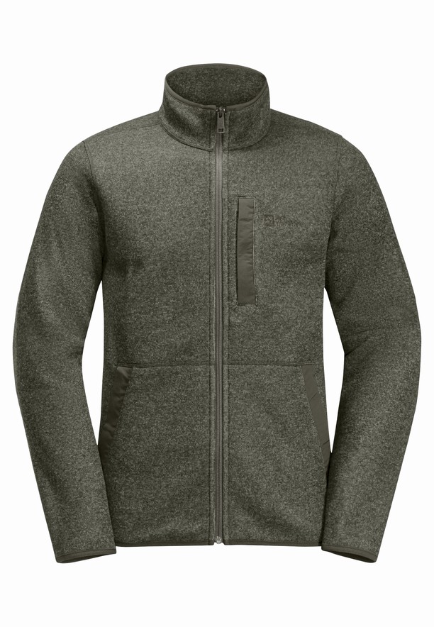 Jack Wolfskin Tannenspur Fleece Jassen Heren Khaki | 50214242