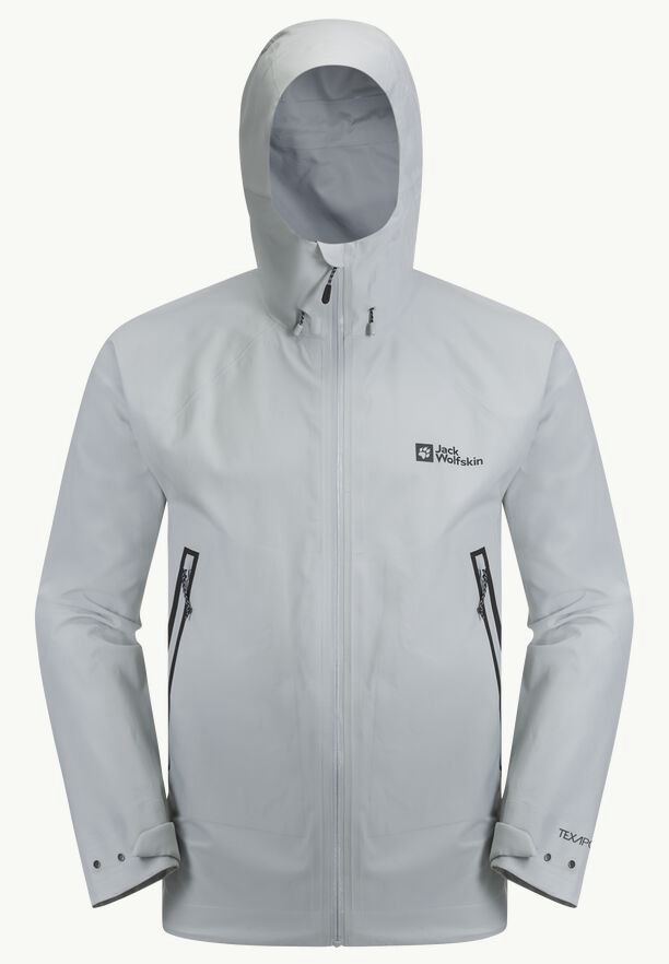 Jack Wolfskin Tapeless 2.0 Regenjassen Heren Grijs | 80345256
