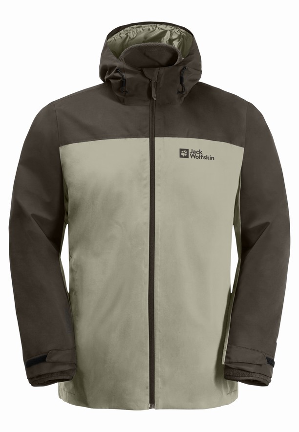 Jack Wolfskin Taubenberg 3in1 Jassen Heren Grijs | 23270479