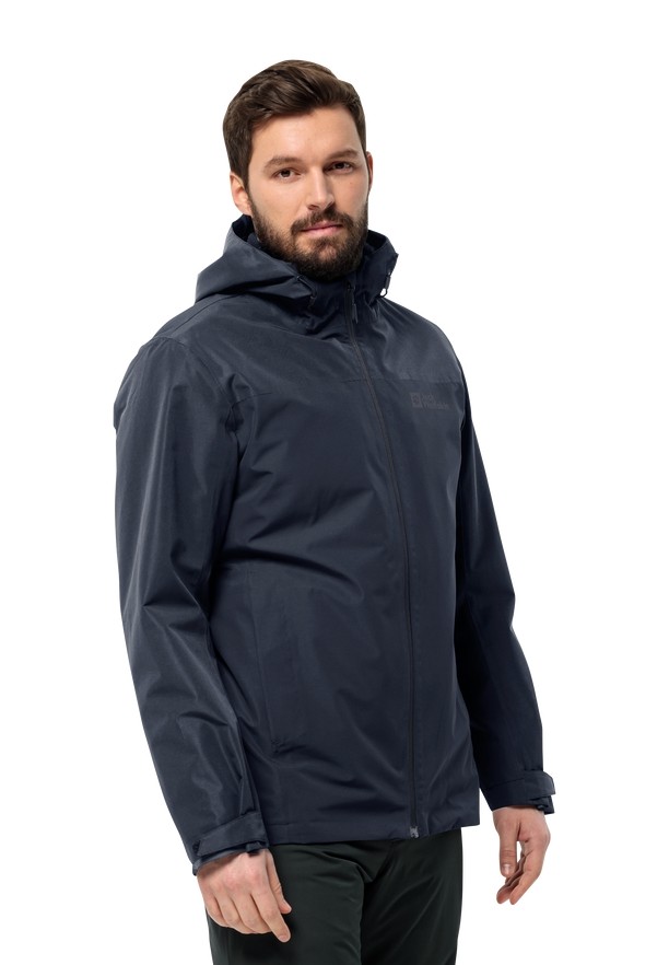 Jack Wolfskin Taubenberg 3in1 Jassen Heren Donkerblauw | 66302118