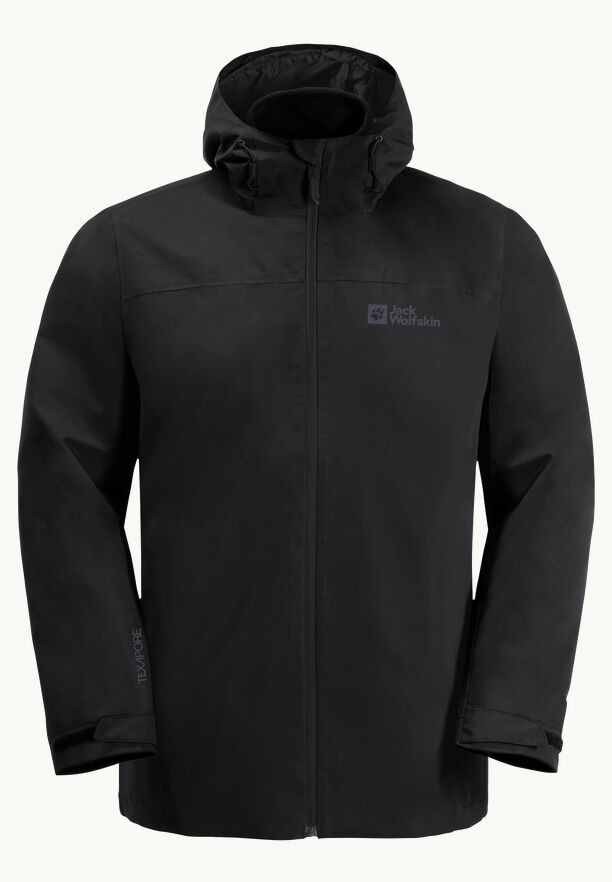 Jack Wolfskin Taubenberg 3in1 Jassen Heren Zwart | 65170890