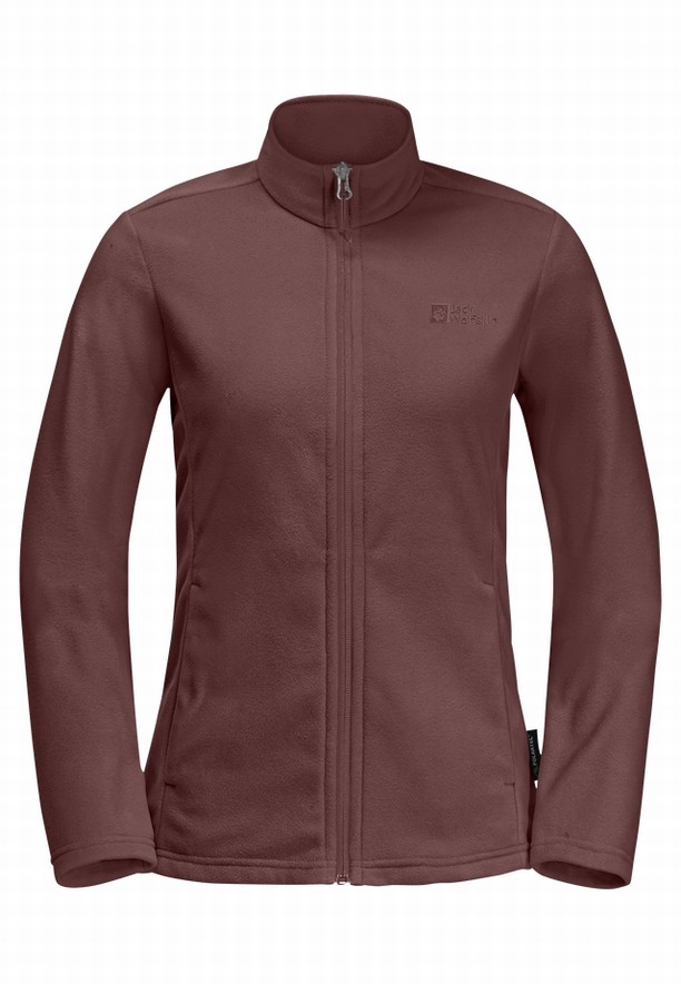 Jack Wolfskin Taunus Fz Fleece Jassen Dames Rood | 29065147