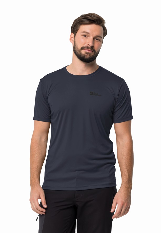 Jack Wolfskin Tech T-shirts Heren Donkerblauw | 54104363