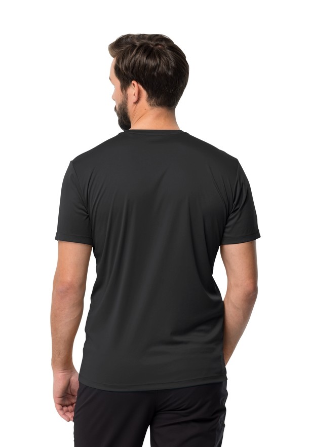 Jack Wolfskin Tech T-shirts Heren Zwart | 78033956
