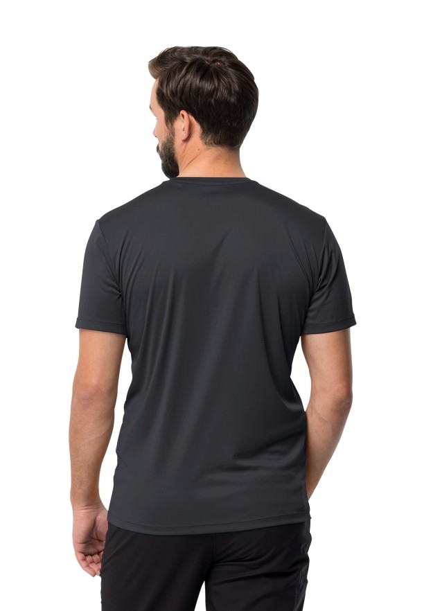 Jack Wolfskin Tech T-shirts Heren Zwart | 13435275