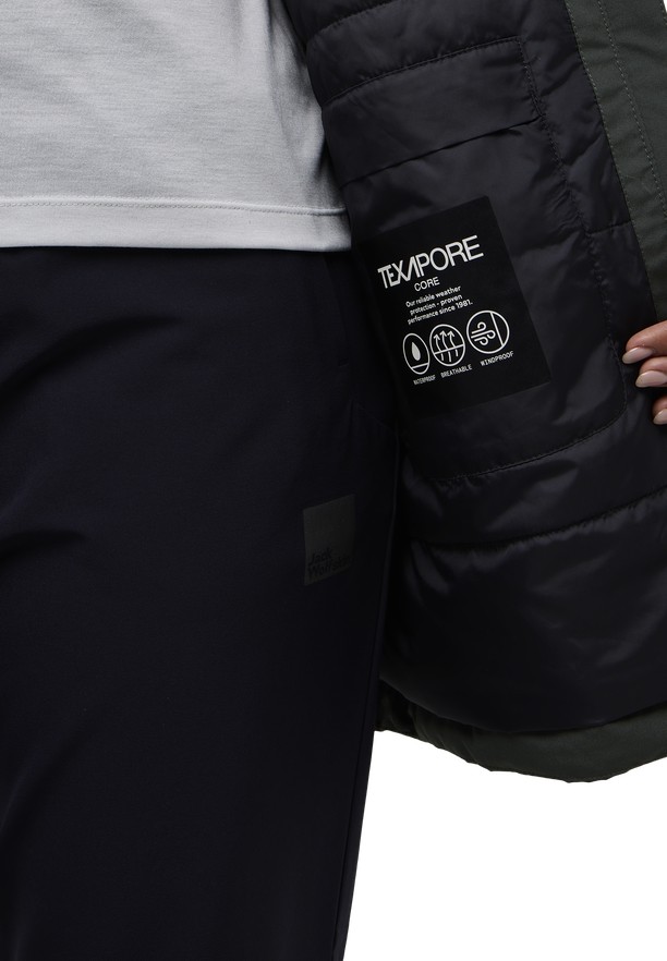 Jack Wolfskin Tempelhof Jassen Dames Grijs | 22083079