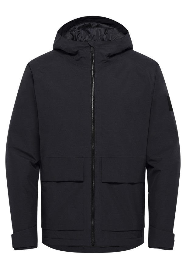 Jack Wolfskin Tempeltor Regenjassen Heren Zwart | 47355302