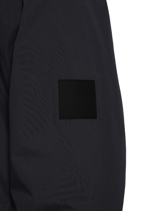 Jack Wolfskin Tempeltor Regenjassen Heren Zwart | 47355302