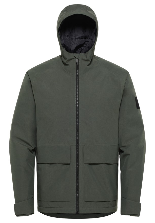 Jack Wolfskin Tempeltor Regenjassen Heren Groen | 80278551