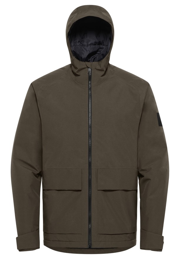 Jack Wolfskin Tempeltor Regenjassen Heren Koffie | 27605853