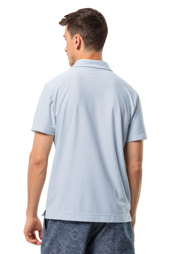 Jack Wolfskin Terral Poloshirt Heren Blauw | 54899069
