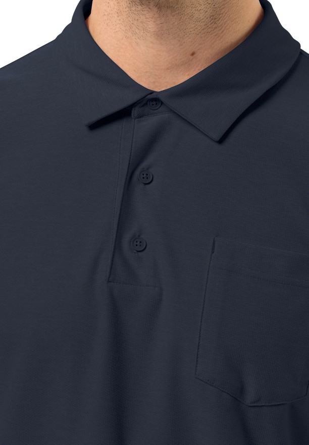 Jack Wolfskin Terral Poloshirt Heren Donkerblauw | 17959457