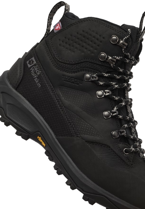 Jack Wolfskin Terraquest Arctic Texapore Mid Wandelschoenen Dames Zwart | 99075267