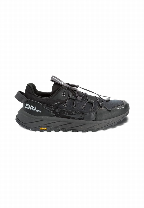 Jack Wolfskin Terraquest Low Wandelschoenen Heren Zwart | 22516393