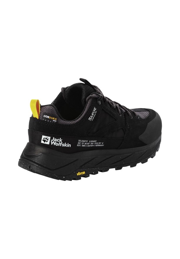 Jack Wolfskin Terraquest Texapore Low Wandelschoenen Heren Zwart | 40254445