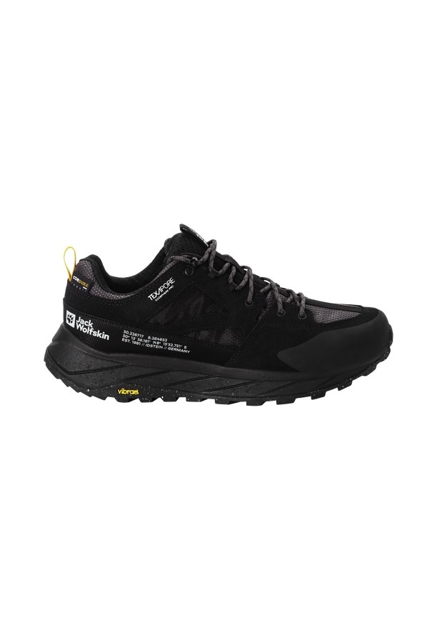 Jack Wolfskin Terraquest Texapore Low Wandelschoenen Heren Zwart | 40254445
