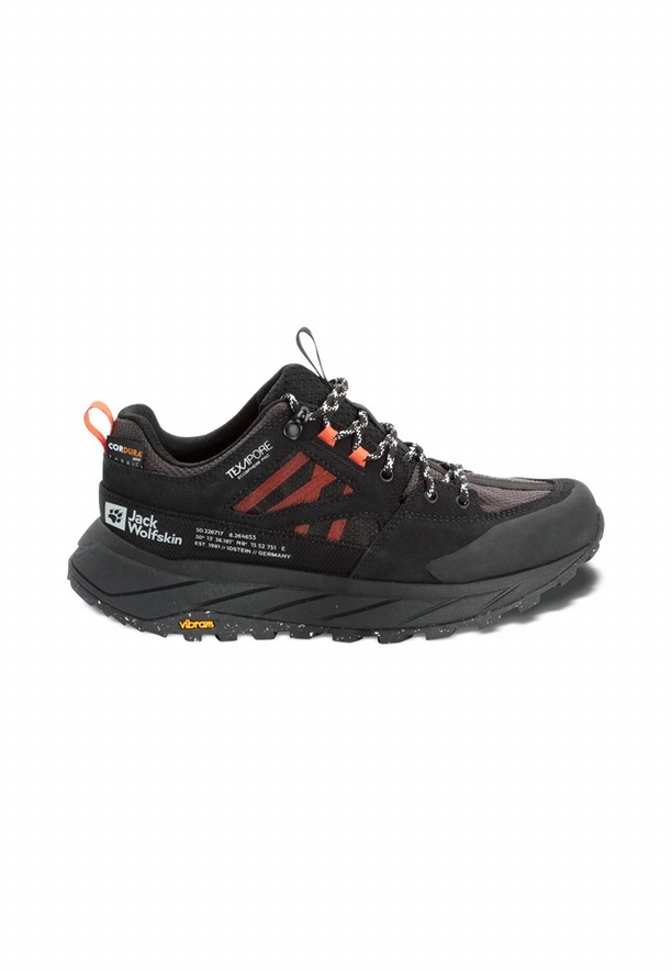 Jack Wolfskin Terraquest Texapore Low Wandelschoenen Dames Zwart | 66596256