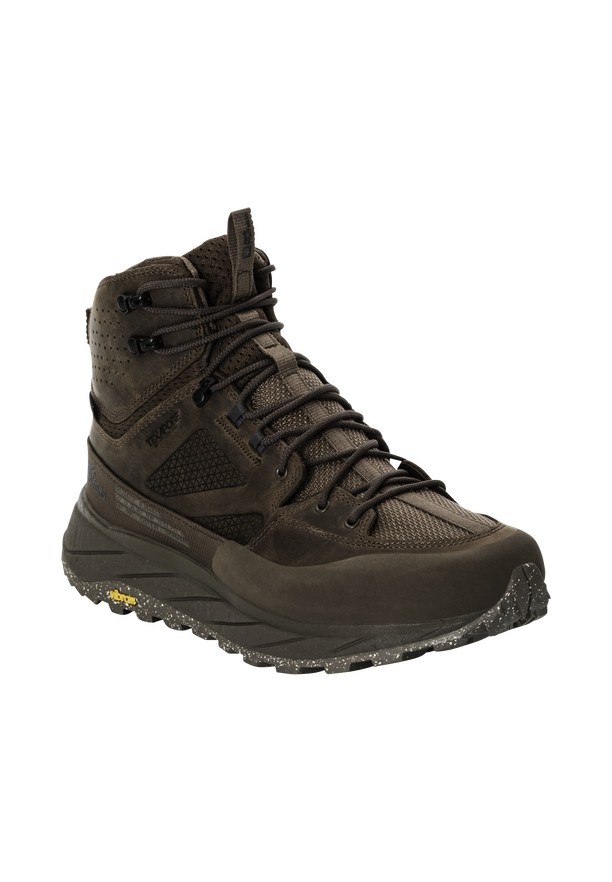 Jack Wolfskin Terraquest Texapore Mid Wandelschoenen Heren Bruin | 89550970
