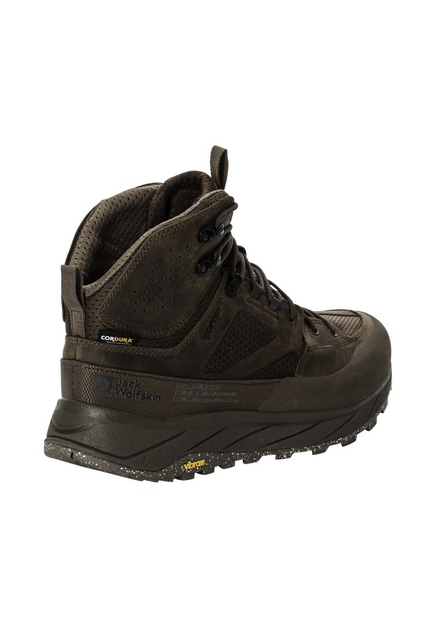 Jack Wolfskin Terraquest Texapore Mid Wandelschoenen Heren Bruin | 89550970