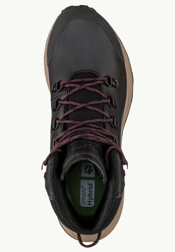 Jack Wolfskin Terraquest X Texapore Mid Wandelschoenen Dames Zwart | 96072378