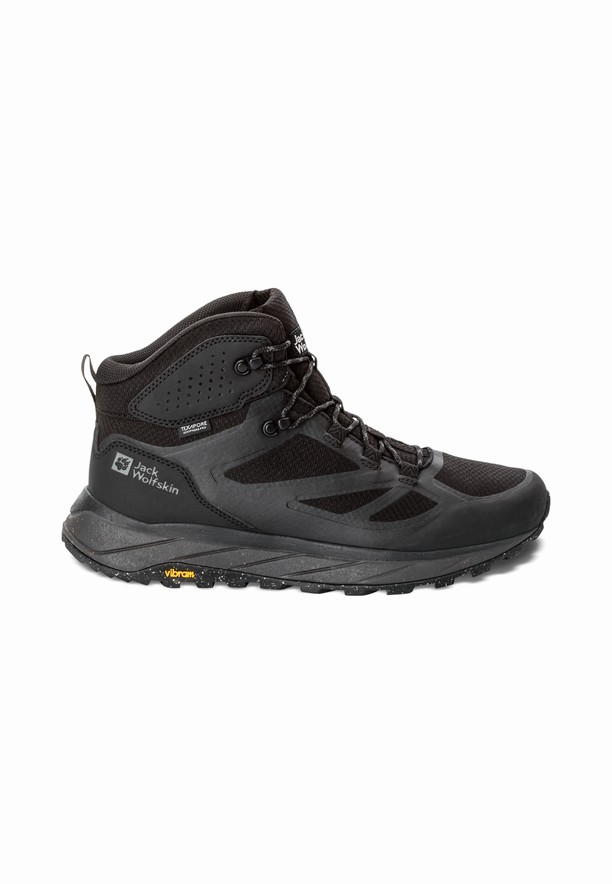 Jack Wolfskin Terraventure Texapore Mid Wandelschoenen Heren Zwart | 35381746