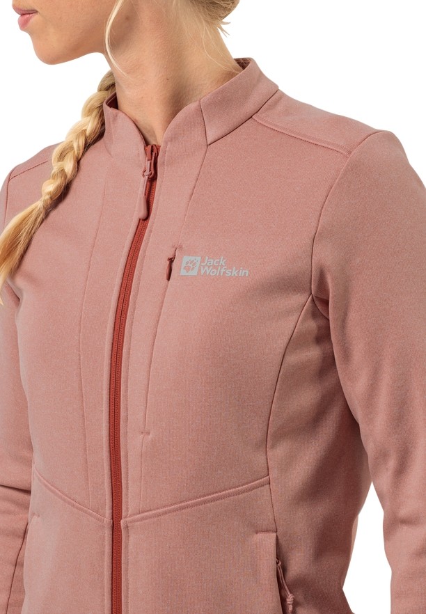 Jack Wolfskin Tervern Fz Fleece Jassen Dames Roze | 79650284