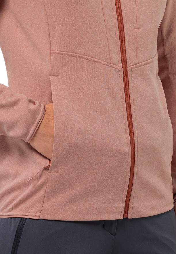Jack Wolfskin Tervern Fz Fleece Jassen Dames Roze | 79650284
