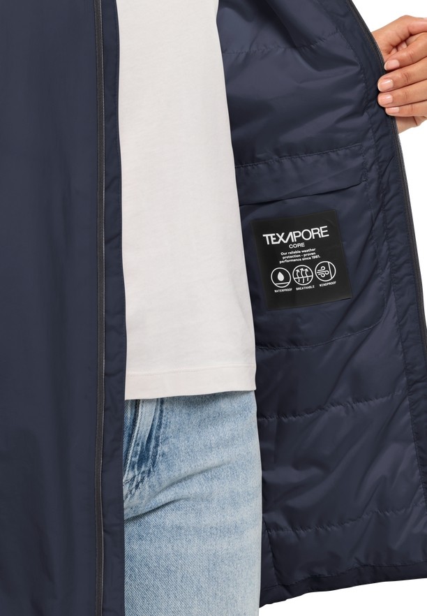 Jack Wolfskin Textor Jassen Dames Donkerblauw | 59208428