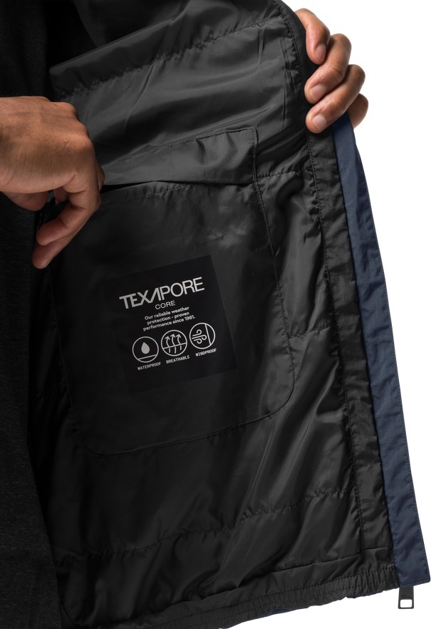 Jack Wolfskin Textor Regenjassen Heren Donkerblauw | 98339956