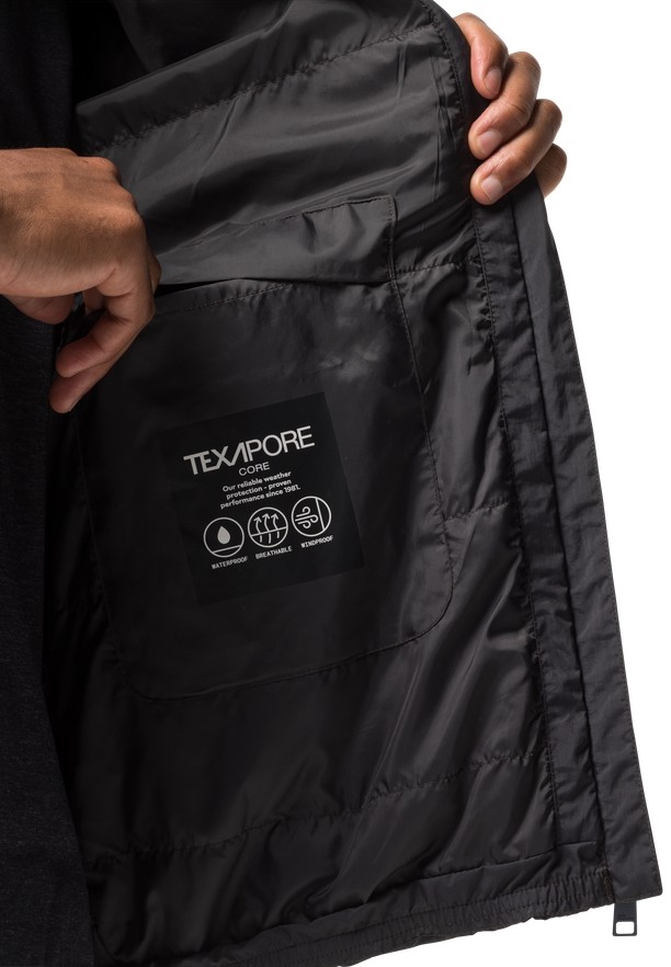 Jack Wolfskin Textor Regenjassen Heren Zwart | 72787822