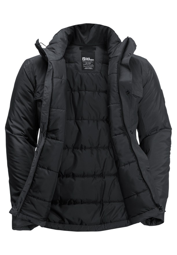 Jack Wolfskin Textor Utility Winterjassen Heren Zwart | 83700495