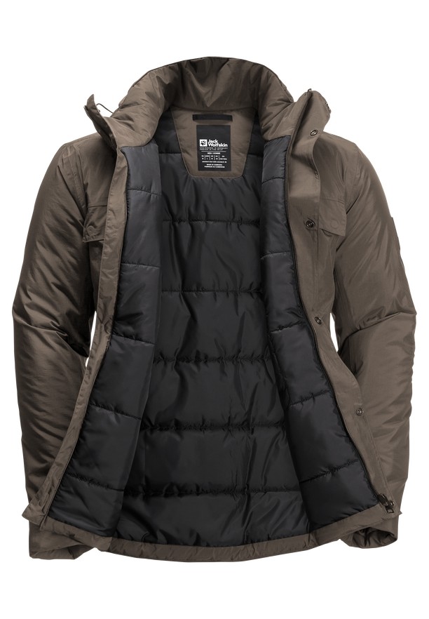 Jack Wolfskin Textor Utility Winterjassen Heren Koffie | 27957332