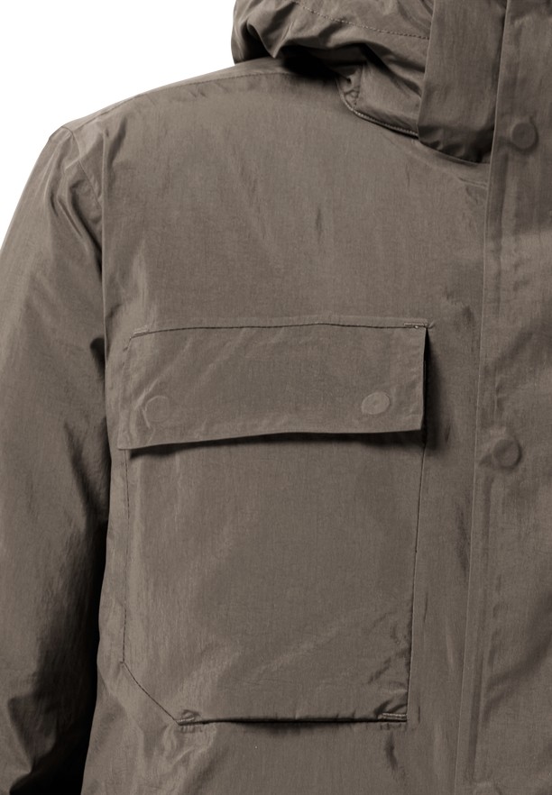 Jack Wolfskin Textor Utility Winterjassen Heren Koffie | 27957332