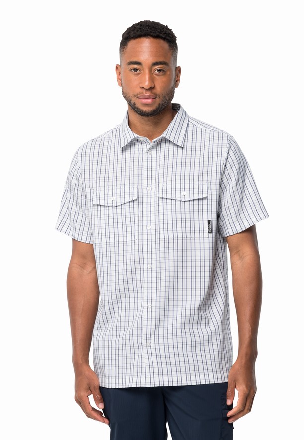 Jack Wolfskin Thompson Overhemd Heren Wit | 73597137
