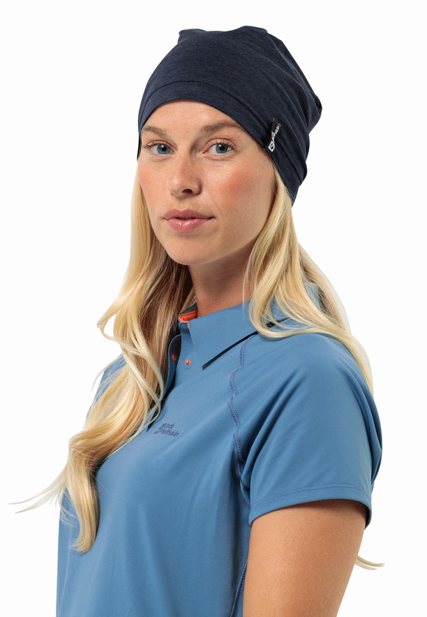 Jack Wolfskin Travel Muts Heren Donkerblauw | 99122310