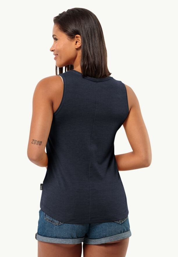 Jack Wolfskin Travel Tanktop Dames Donkerblauw | 80885709
