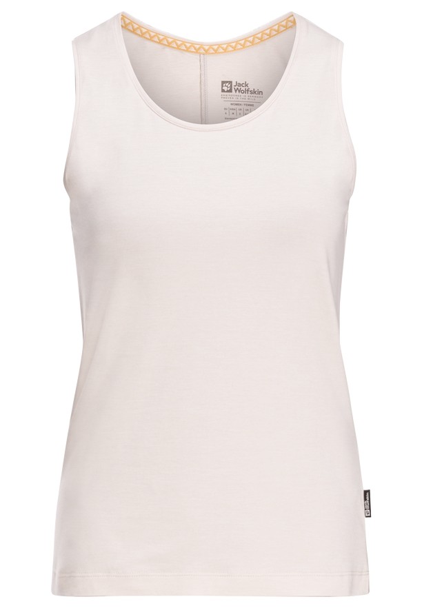Jack Wolfskin Travel Tanktop Dames Wit | 71302067