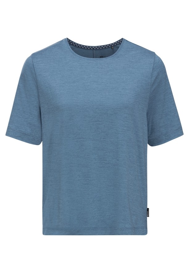 Jack Wolfskin Travel T-shirts Dames Blauw | 56048126