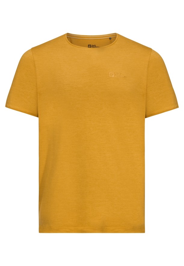 Jack Wolfskin Travel T-shirts Heren Geel | 67495631