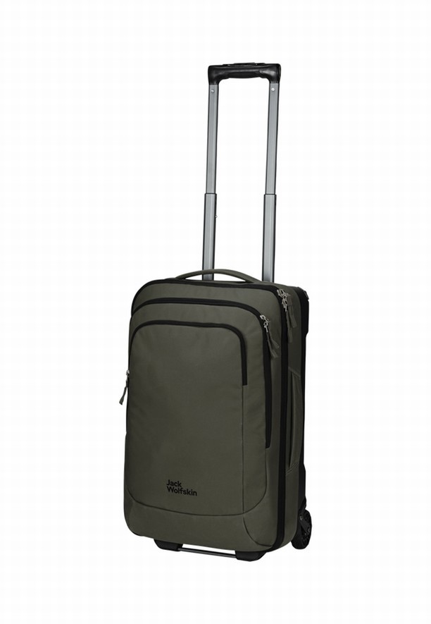 Jack Wolfskin Traveltopia Wheeler 40 Koffers Dames Olijfgroen | 31301454