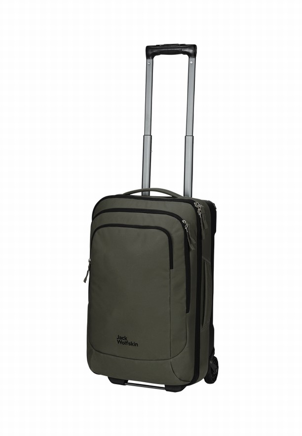 Jack Wolfskin Traveltopia Wheeler 40 Koffers Heren Olijfgroen | 22745961