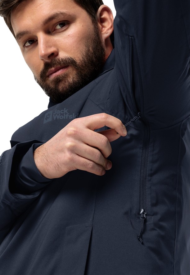 Jack Wolfskin Troposphere Ins Winterjassen Heren Donkerblauw | 97967885