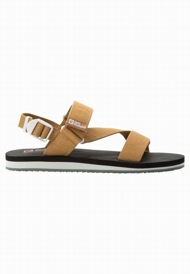 Jack Wolfskin Urban Entdeckung Belt Sandalen Dames Khaki | 54903539