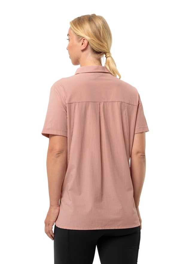 Jack Wolfskin Vandra S/s Overhemd Dames Roze | 41637503