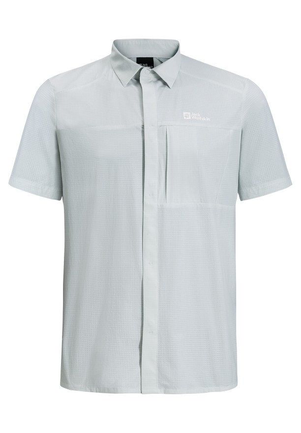 Jack Wolfskin Vandra S/s Overhemd Heren Grijs | 66536300