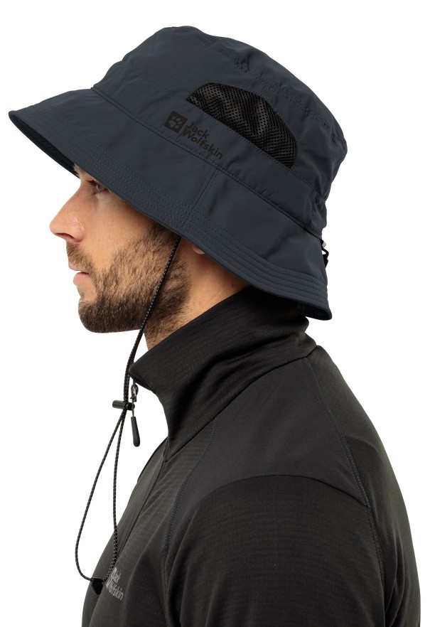 Jack Wolfskin Vent Bucket Hoed Heren Zwart | 25776745