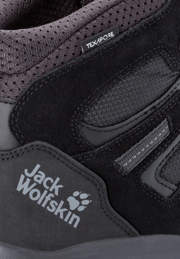 Jack Wolfskin Vojo 3 Texapore Mid Wandelschoenen Heren Zwart | 93515660